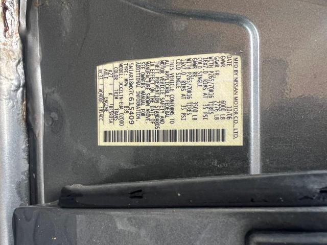 5N1AR18WX7C615409 - 2007 NISSAN PATHFINDER LE GRAY photo 10