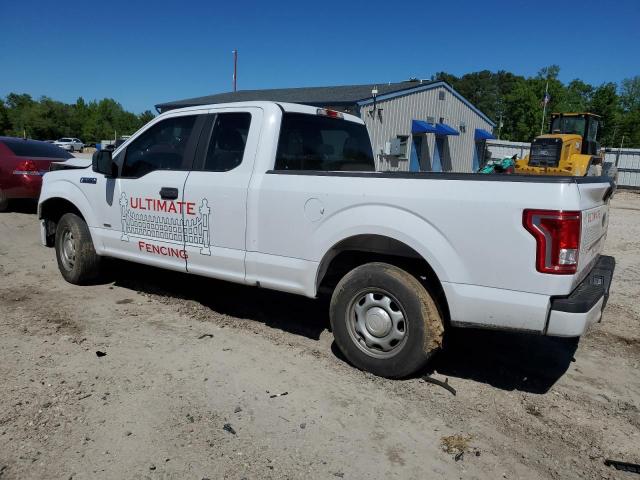 1FTEX1CP1GKF41296 - 2016 FORD F150 SUPER CAB WHITE photo 2