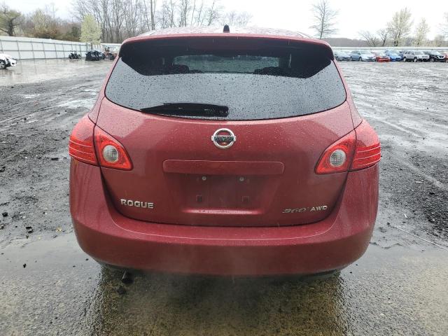 JN8AS5MV7AW128143 - 2010 NISSAN ROGUE S RED photo 6