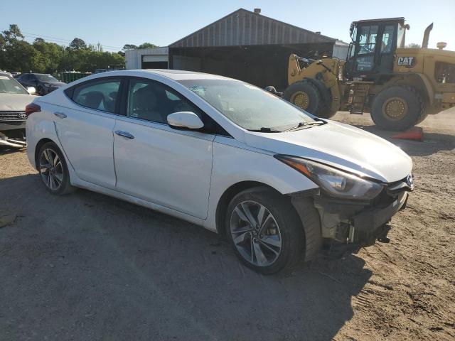 5NPDH4AE4EH505318 - 2014 HYUNDAI ELANTRA SE WHITE photo 4