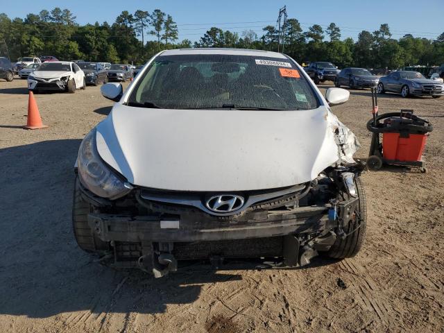 5NPDH4AE4EH505318 - 2014 HYUNDAI ELANTRA SE WHITE photo 5