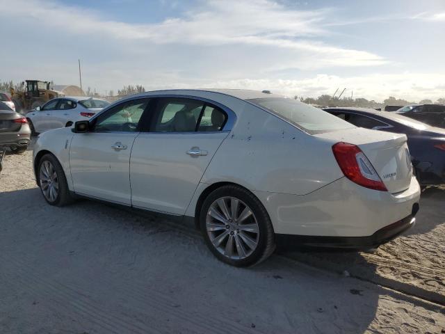 1LNHL9FT8DG600709 - 2013 LINCOLN MKS WHITE photo 2