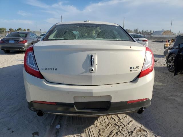 1LNHL9FT8DG600709 - 2013 LINCOLN MKS WHITE photo 6