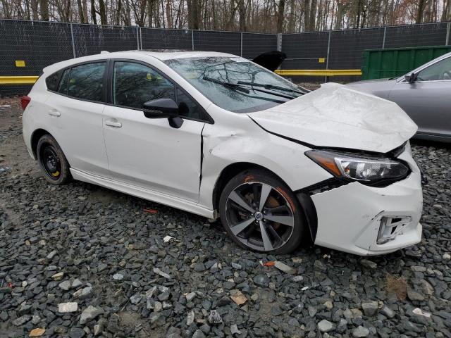 4S3GTAM6XH3754799 - 2017 SUBARU IMPREZA SPORT WHITE photo 4