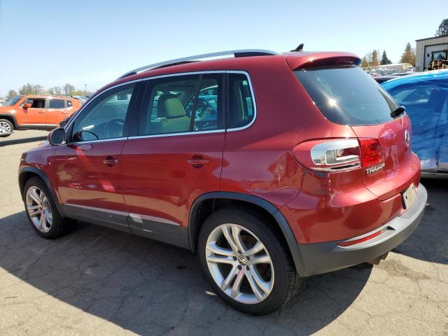 WVGBV7AX1CW006160 - 2012 VOLKSWAGEN TIGUAN S MAROON photo 2