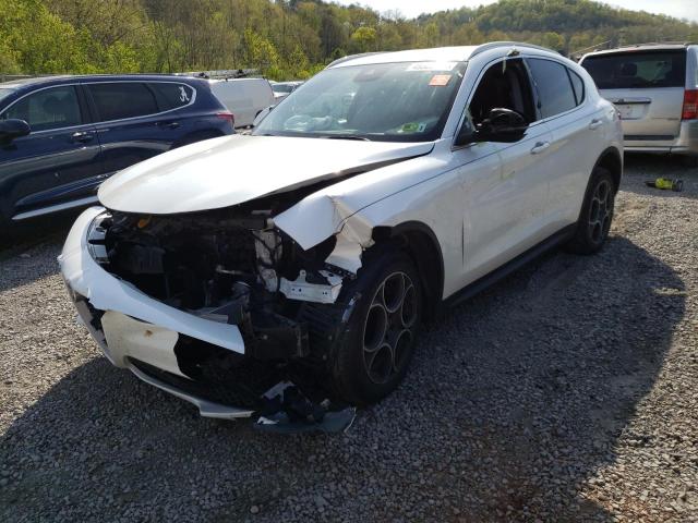 ZASFAKBN8J7B75706 - 2018 ALFA ROMEO STELVIO TI WHITE photo 1
