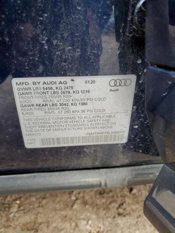 WA1CNAFYXL2064311 - 2020 AUDI Q5 PRESTIGE 蓝色 照片 14