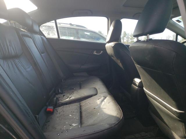 19XFB2F96EE274128 - 2014 HONDA CIVIC EXL შავი ფოტო 10