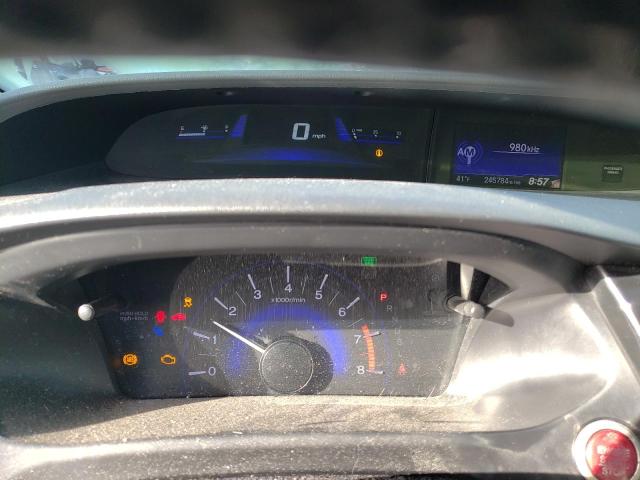 19XFB2F96EE274128 - 2014 HONDA CIVIC EXL შავი ფოტო 9