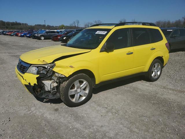 JF2SH646X9H710347 - 2009 SUBARU FORESTER 2.5X LIMITED YELLOW photo 1