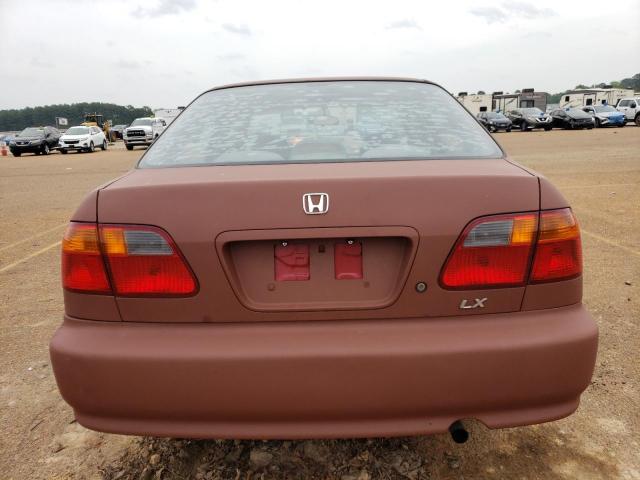 1HGEJ6674XL028338 - 1999 HONDA CIVIC LX BROWN photo 6