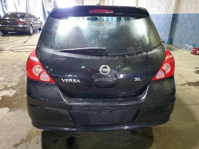 3N1BC1CP3CK199530 - 2012 NISSAN VERSA S BLACK photo 6