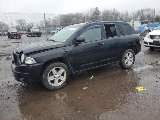 1J8FF47W27D297875 - 2007 JEEP COMPASS BLACK photo 1