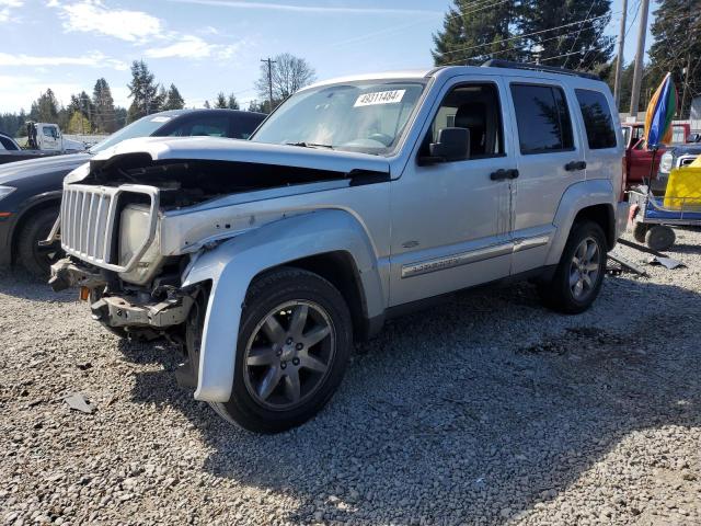 1C4PJLAK0CW207602 - 2012 JEEP LIBERTY SPORT SILVER photo 1