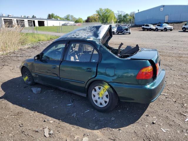 2HGEJ6615YH563561 - 2000 HONDA CIVIC BASE 绿色 照片 2
