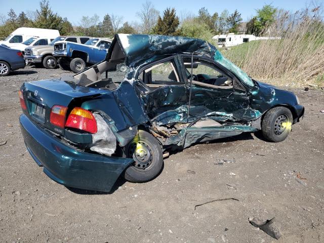 2HGEJ6615YH563561 - 2000 HONDA CIVIC BASE 绿色 照片 3