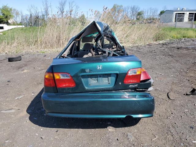 2HGEJ6615YH563561 - 2000 HONDA CIVIC BASE 绿色 照片 6