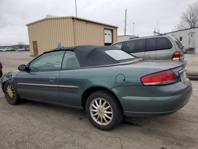 1C3EL55R72N261377 - 2002 CHRYSLER SEBRING LXI GREEN photo 2