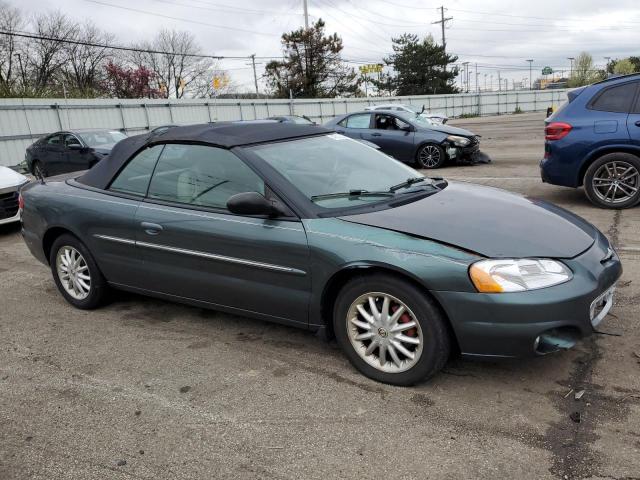 1C3EL55R72N261377 - 2002 CHRYSLER SEBRING LXI GREEN photo 4