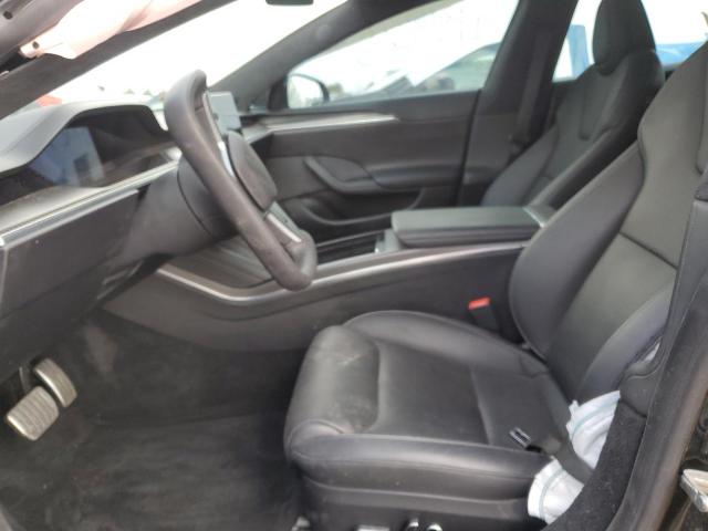 5YJSA1E64NF466001 - 2022 TESLA MODEL S BLACK photo 7