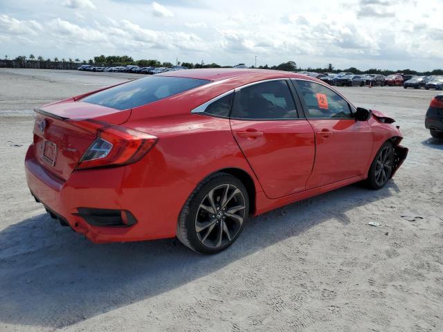 2HGFC2F88KH530131 - 2019 HONDA CIVIC SPORT 红色 照片 3