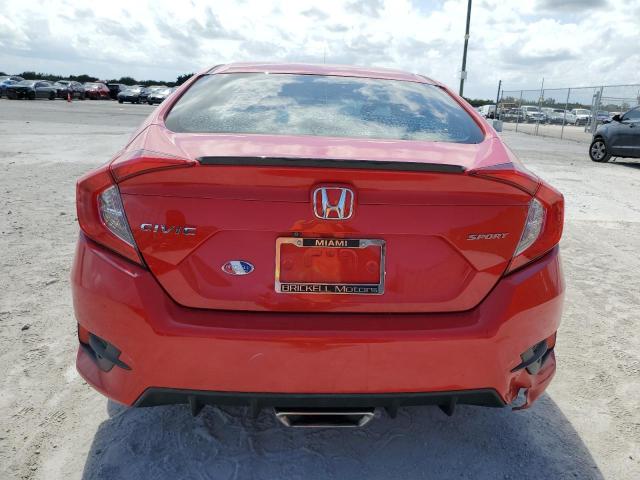 2HGFC2F88KH530131 - 2019 HONDA CIVIC SPORT 红色 照片 6
