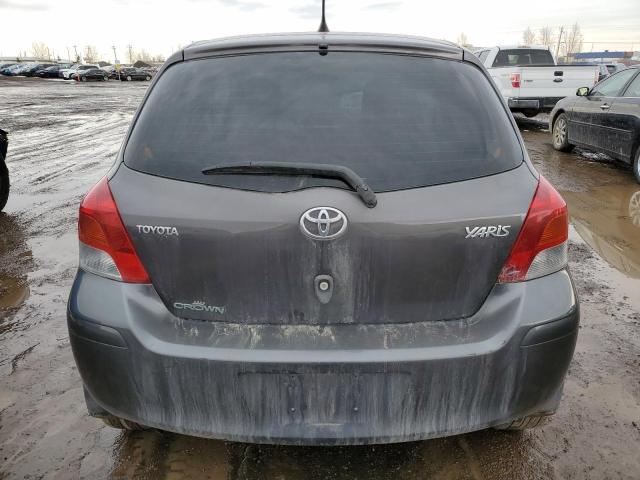 JTDJT9K38A5297448 - 2010 TOYOTA YARIS GRAY photo 6