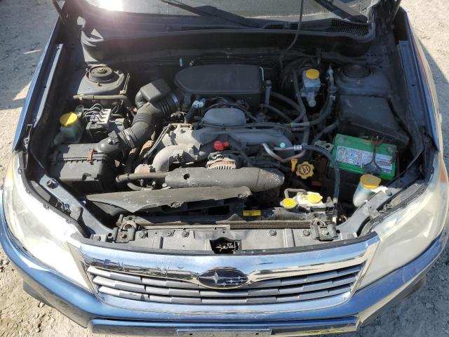 JF2SH61629H787444 - 2009 SUBARU FORESTER 2.5X BLUE photo 12