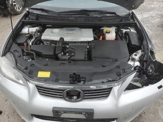 JTHKD5BH3C2089888 - 2012 LEXUS CT 200 SILVER photo 11