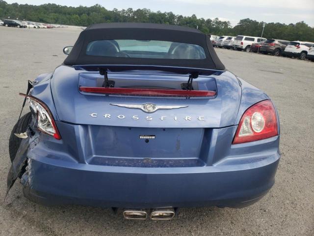 1C3AN65L76X061216 - 2006 CHRYSLER CROSSFIRE LIMITED BLUE photo 6