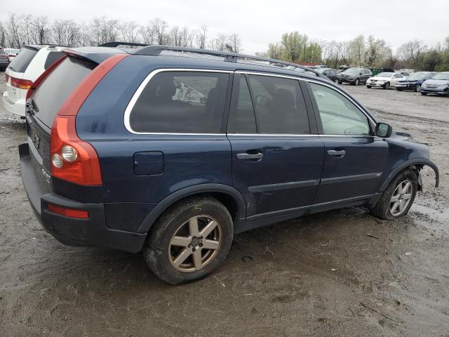 YV1CZ59H541119861 - 2004 VOLVO XC90 BLUE photo 3