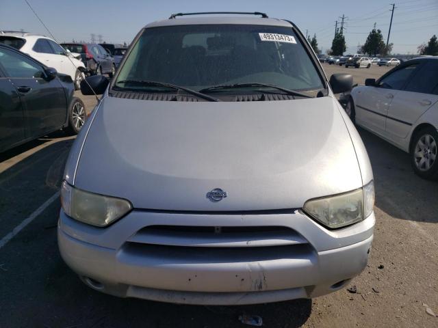 4N2ZN15T32D814315 - 2002 NISSAN QUEST GXE SILVER photo 5