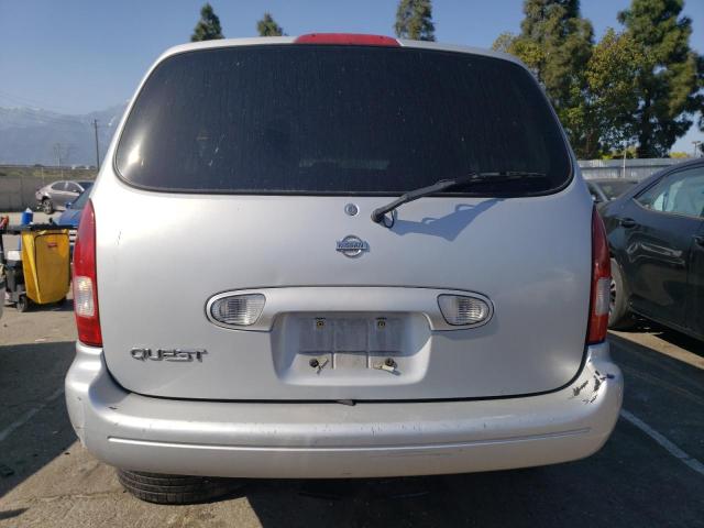 4N2ZN15T32D814315 - 2002 NISSAN QUEST GXE SILVER photo 6