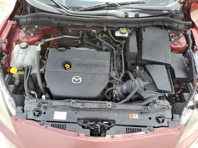 JM1BL1H56A1221832 - 2010 MAZDA 3 S BURGUNDY photo 11