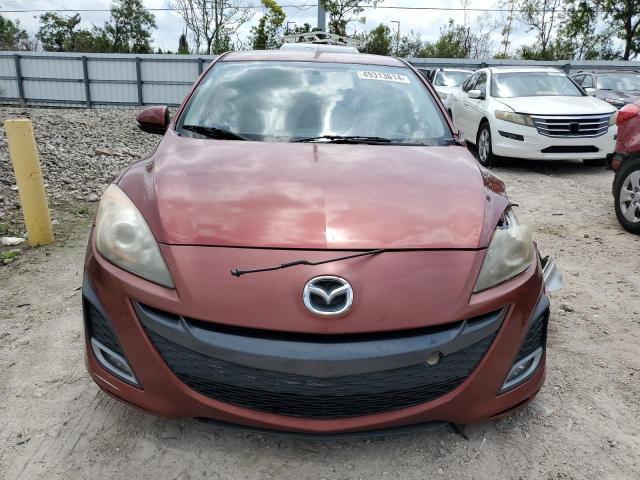 JM1BL1H56A1221832 - 2010 MAZDA 3 S BURGUNDY photo 5