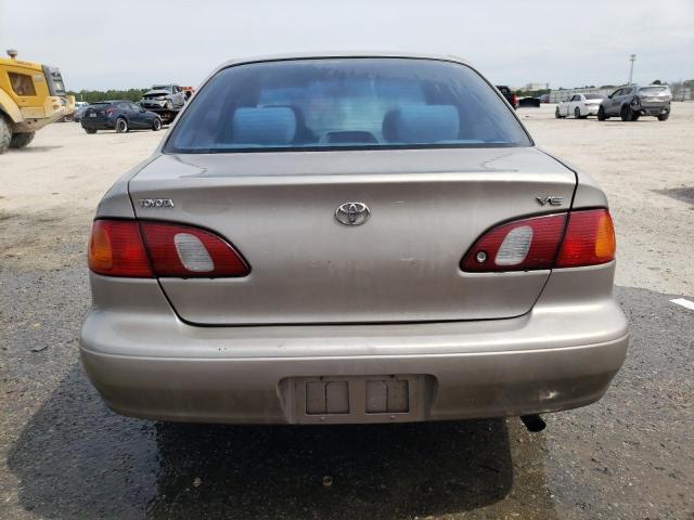 1NXBR12E4YZ373488 - 2000 TOYOTA COROLLA VE TAN photo 6