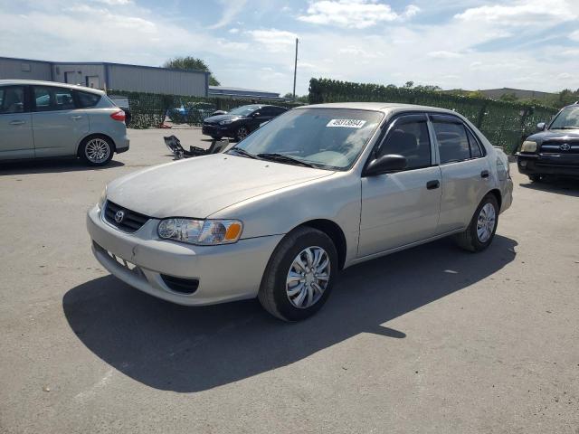 1NXBR12E81Z442656 - 2001 TOYOTA COROLLA CE SILVER photo 1