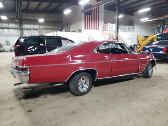 168376S242548 - 1966 CHEVROLET IMPALA  SS წითელი ფოტო 3