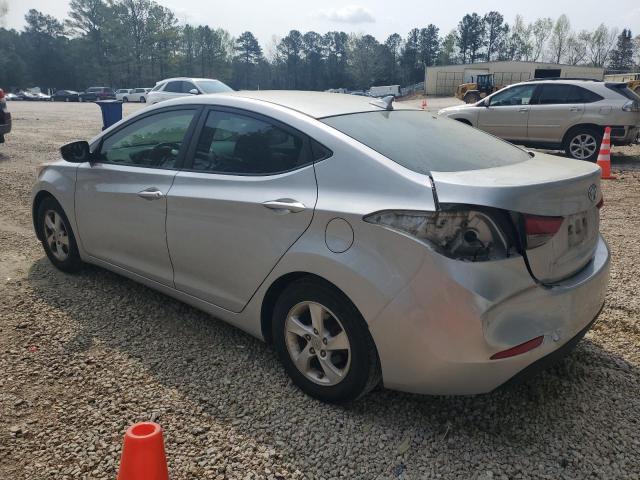 5NPDH4AE7EH528320 - 2014 HYUNDAI ELANTRA SE SILVER photo 2