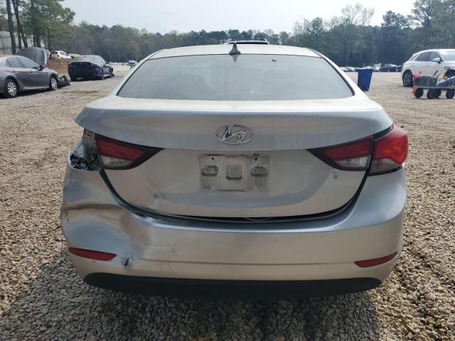 5NPDH4AE7EH528320 - 2014 HYUNDAI ELANTRA SE SILVER photo 6