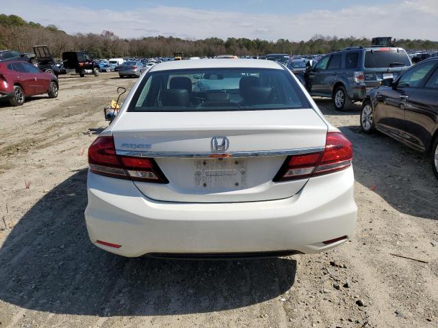 19XFB2F98FE261219 - 2015 HONDA CIVIC EXL WHITE photo 6