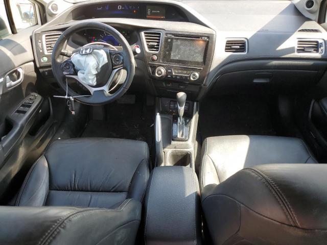 19XFB2F98FE261219 - 2015 HONDA CIVIC EXL WHITE photo 8