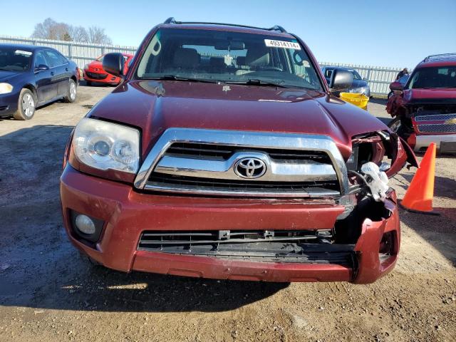 JTEZU14R868060043 - 2006 TOYOTA 4RUNNER SR5 RED photo 5