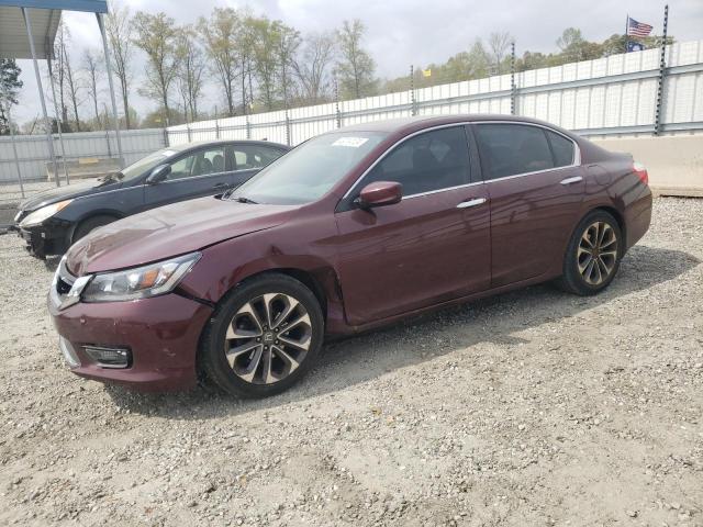 1HGCR2F56EA244210 - 2014 HONDA ACCORD SPORT BURGUNDY photo 1