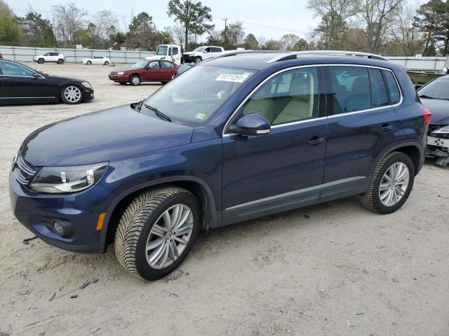 WVGBV7AX0FW600226 - 2015 VOLKSWAGEN TIGUAN S BLUE photo 1