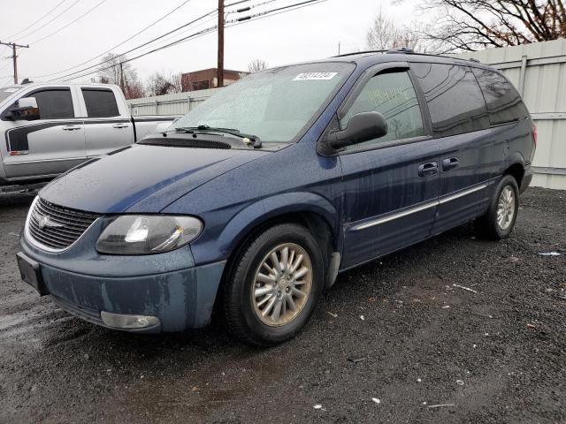 2C8GP64L93R289941 - 2003 CHRYSLER TOWN & COU LIMITED BLUE photo 1