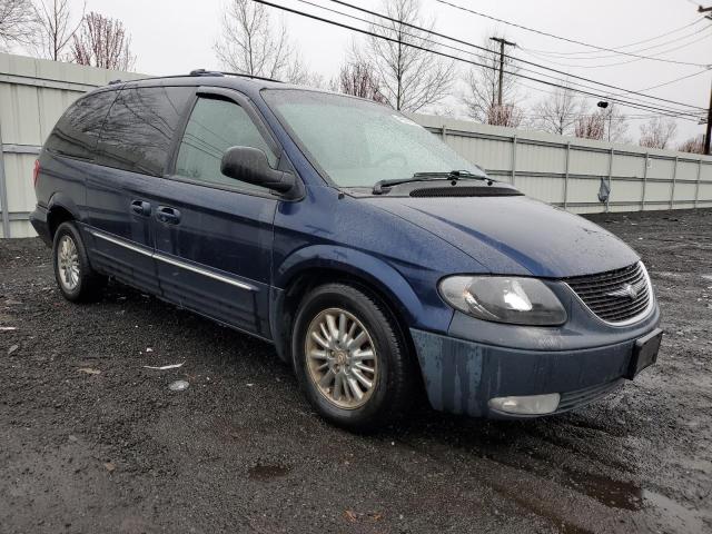 2C8GP64L93R289941 - 2003 CHRYSLER TOWN & COU LIMITED BLUE photo 4