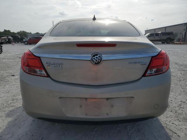 W04GN5EC0B1126057 - 2011 BUICK REGAL CXL GOLD photo 6