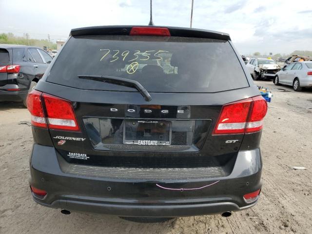 3C4PDDEG7KT739355 - 2019 DODGE JOURNEY GT BLACK photo 6