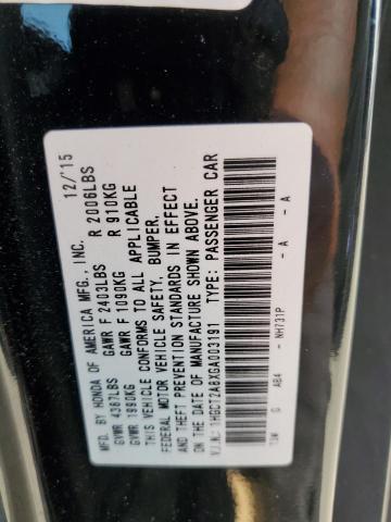 1HGCT2A8XGA003191 - 2016 HONDA ACCORD EXL Qara foto 13